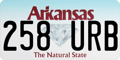 AR license plate 258URB