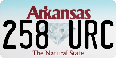 AR license plate 258URC