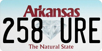 AR license plate 258URE