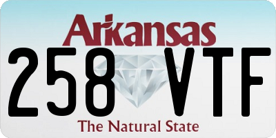 AR license plate 258VTF