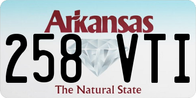 AR license plate 258VTI