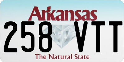 AR license plate 258VTT