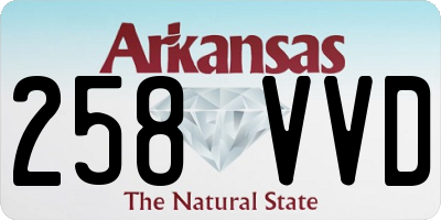 AR license plate 258VVD