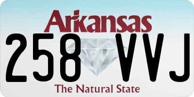 AR license plate 258VVJ