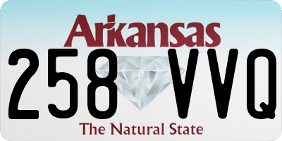 AR license plate 258VVQ