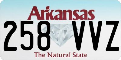 AR license plate 258VVZ