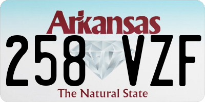 AR license plate 258VZF