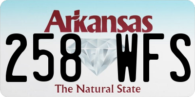AR license plate 258WFS