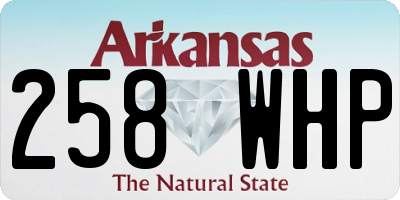 AR license plate 258WHP