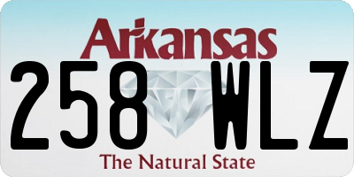 AR license plate 258WLZ
