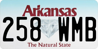AR license plate 258WMB