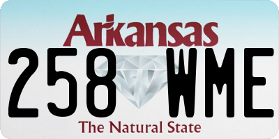 AR license plate 258WME
