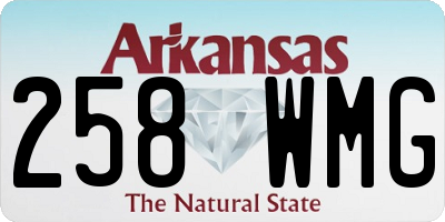 AR license plate 258WMG