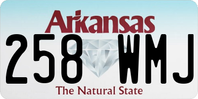 AR license plate 258WMJ