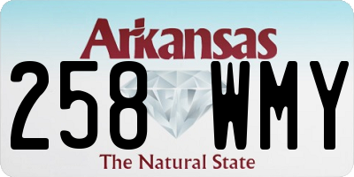 AR license plate 258WMY