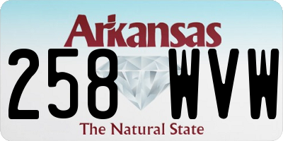 AR license plate 258WVW