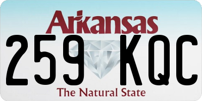 AR license plate 259KQC