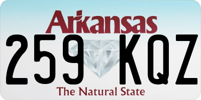 AR license plate 259KQZ