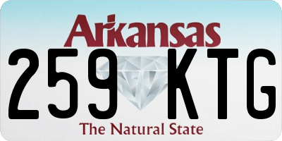 AR license plate 259KTG