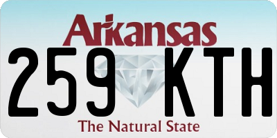 AR license plate 259KTH