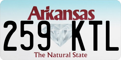 AR license plate 259KTL