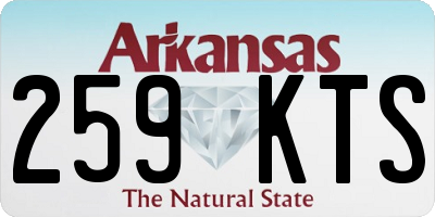 AR license plate 259KTS