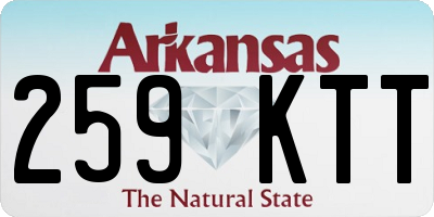 AR license plate 259KTT