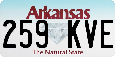 AR license plate 259KVE