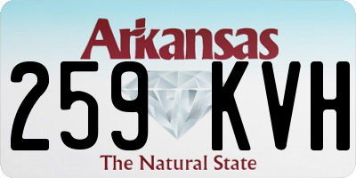 AR license plate 259KVH