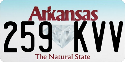 AR license plate 259KVV