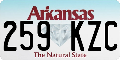 AR license plate 259KZC