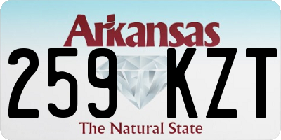 AR license plate 259KZT