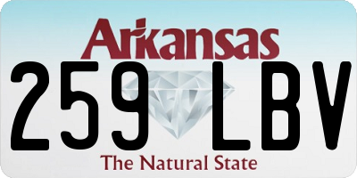 AR license plate 259LBV