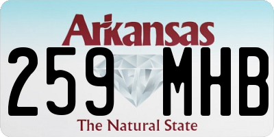 AR license plate 259MHB
