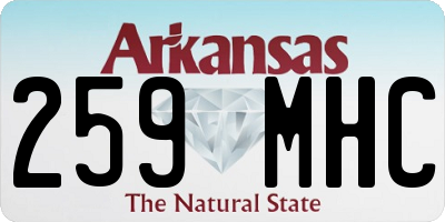 AR license plate 259MHC