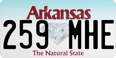 AR license plate 259MHE