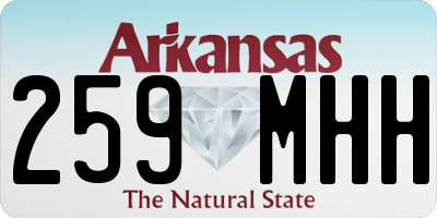 AR license plate 259MHH