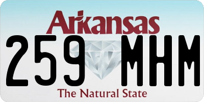 AR license plate 259MHM