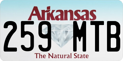 AR license plate 259MTB