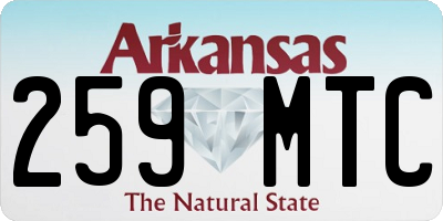 AR license plate 259MTC