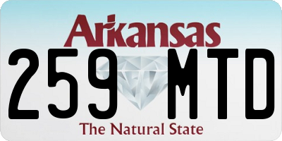 AR license plate 259MTD