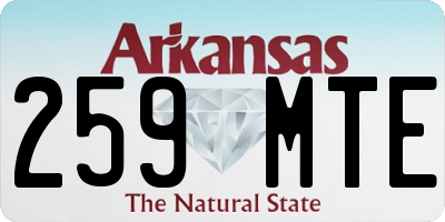 AR license plate 259MTE
