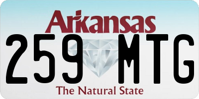 AR license plate 259MTG