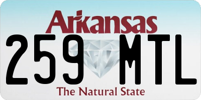 AR license plate 259MTL