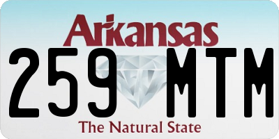 AR license plate 259MTM