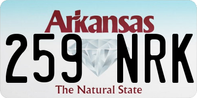 AR license plate 259NRK