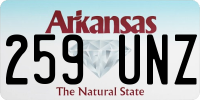 AR license plate 259UNZ