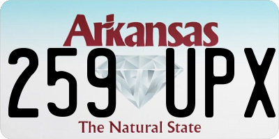 AR license plate 259UPX