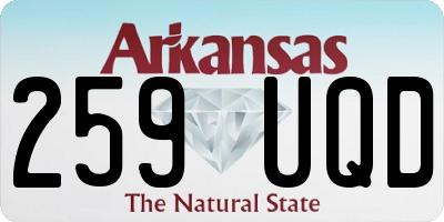 AR license plate 259UQD