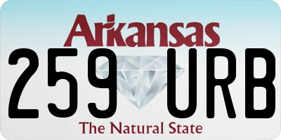 AR license plate 259URB